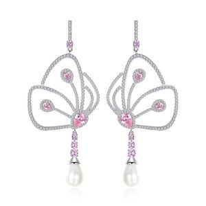 π· Swarovski Crystals Tien Butterfly Earrings
